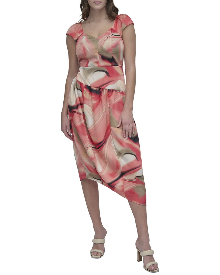 DKNY Printed Asymmetrical Dress DKNY Printed Asymmetrical Dress