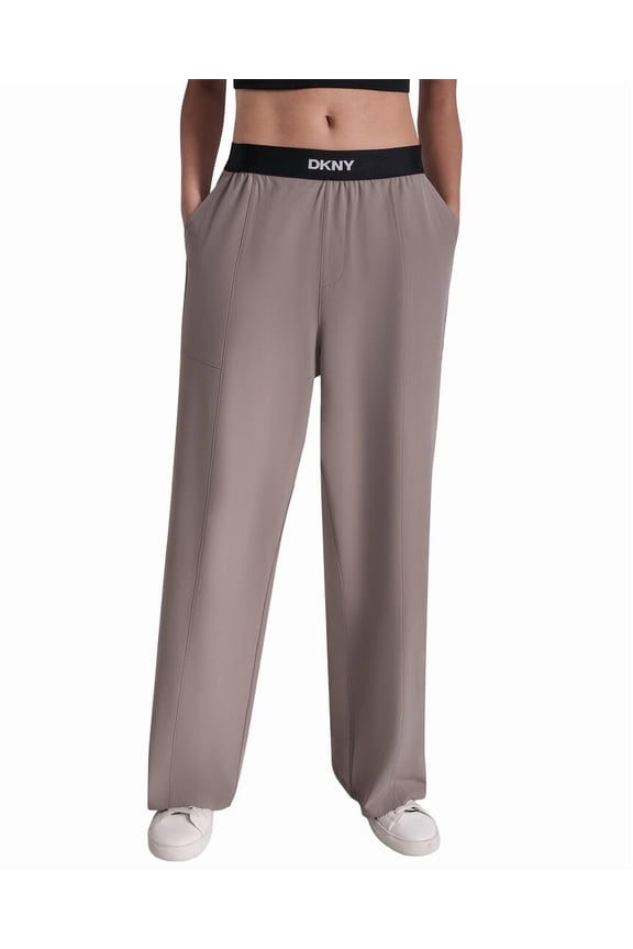 womens  Pull On Logo Pant, m, Tan