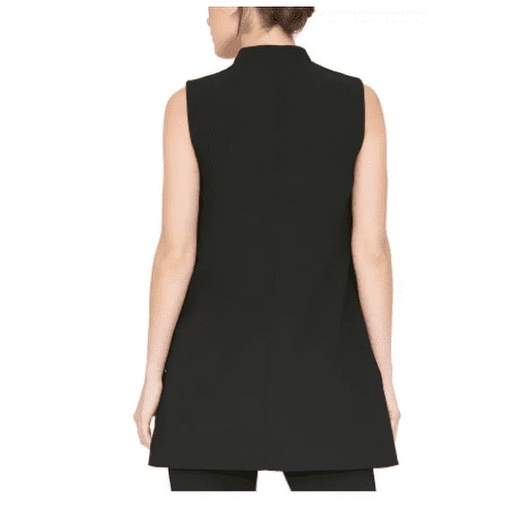 DKNY womens Sleeveless Lapel Vest, 0