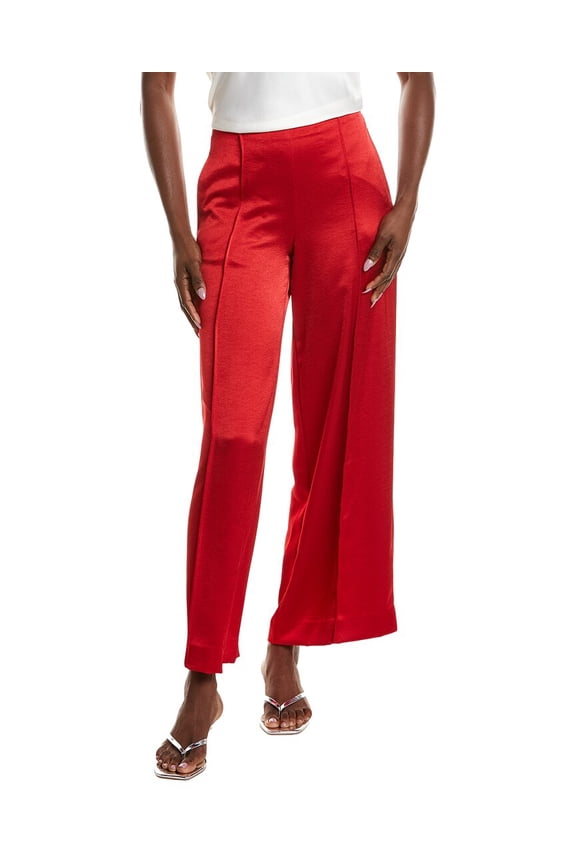 womens Wide Leg Pin Tuck Trouser, 10