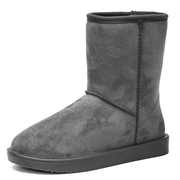 DKSUKO Women's Classic Waterproof Snow Boots Winter Boots for Women (5.5 B(M) US, Gray)