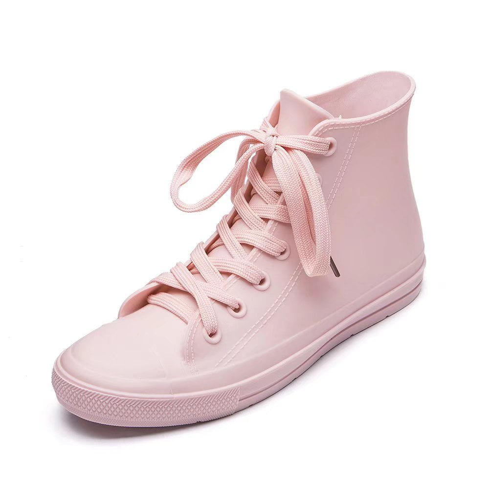 Botte De Pluie Doublé Femme DKSUKO Women's Rain Boots Waterproof