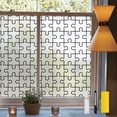 thumbnail image 1 of DKTIE 17.7" x 78.7" Decorative Window Film Designed in the form of a Jigsaw Puzzle Pattern, Which Blocks Ultraviolet Rays, Provides Two-way Privacy Protection, Is Installed by Electrostatic Adsorptio, 1 of 8