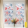 thumbnail image 1 of DKTIE 17.7" x 78.7" Forest Deer Pattern Decorative Colored Privacy Window Film, Providing Shade and UV Protection. Electrostatic Adsorption installation, Reusable, Applicable to any Window Scenario, 1 of 8