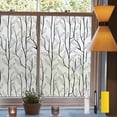 thumbnail image 1 of DKTIE The Sunshade Window Film Decorated with Black and White Branches Can Resist Ultraviolet Rays, Prevent Static Electricity, and Resist Heat. It Is Also Detachable, 17.7"x78.7", 1 of 9