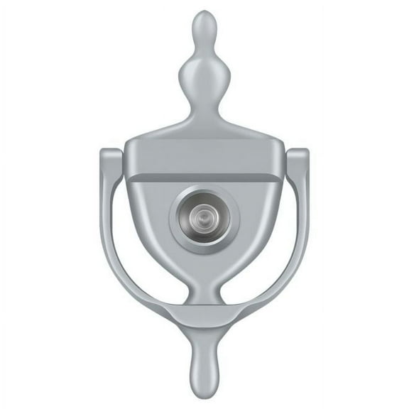 DKV630U26D Door Knocker-Viewer; Satin Chrome Finish