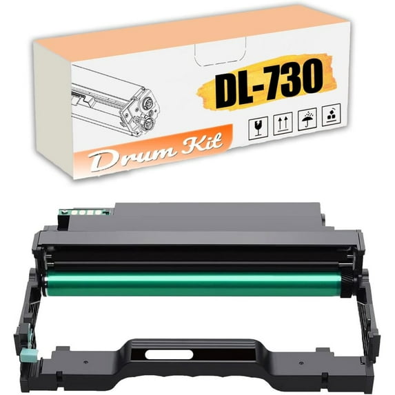 DL-730 DL730 Drum Kit Compatible for Pantum X4300LX X4250LX X4220RX Printers - High Capacity 12,000 Pages Black*2