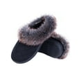 thumbnail image 1 of DL Memory Foam Winter House Slippers for Women, Cozy Warm Woman Indoor Bedroom Houseshoes Slipper Non-Slip Closed Back, 1 of 7