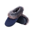 thumbnail image 1 of DL Memory Foam Winter House Slippers for Women, Cozy Warm Woman Indoor Bedroom Houseshoes Slipper Non-Slip Closed Back, 1 of 7