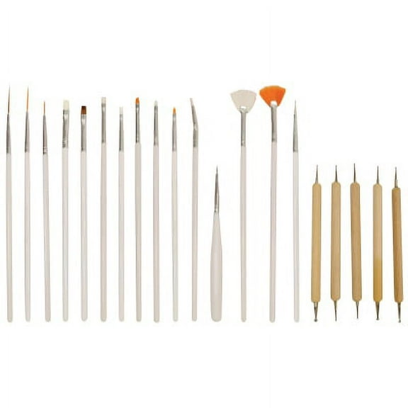 DL PRO 20 pc. NAIL ART TOOL SET EA