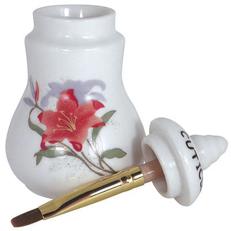 DL PRO 50 mL SMALL CUTICLE OIL JAR WITH BRUSH EA