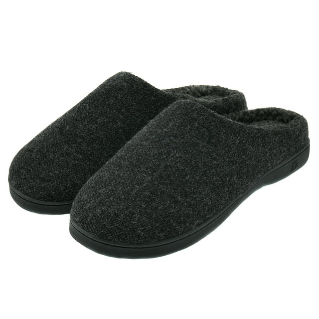 DL Warm Slippers for Men Indoor Memory Foam, Winter Cozy Men's House ...