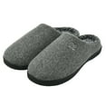 thumbnail image 1 of DL Warm Slippers for Men Indoor Memory Foam, Winter Cozy Men's House Bedroom Slippers Slip-On, 1 of 7