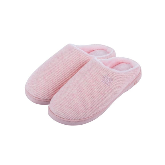 DL Womens Memory Foam House Slippers Slip On Cozy Women's Bedroom Indoor Home Slippers Non-slip