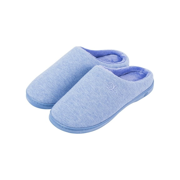 DL Womens Memory Foam House Slippers Slip On Cozy Women's Bedroom Indoor Home Slippers Non-slip