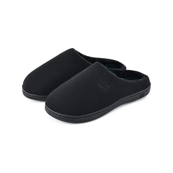 DL Womens Memory Foam House Slippers Slip On Cozy Women's Bedroom Indoor Home Slippers Non-slip