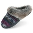 thumbnail image 1 of DL Womens Warm Memory Foam House Slippers Winter Slip on Womens Indoor Bedroom Slippers Non-Slip, 1 of 7