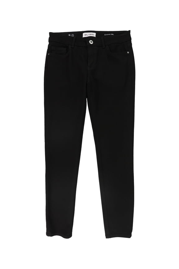 Womens Emma Albany Wash Jeggings Stretch Casual Legging Pants, Black, 25