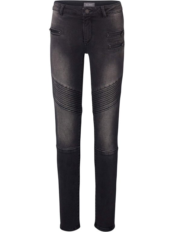 Chloe Skinny Moto Jean