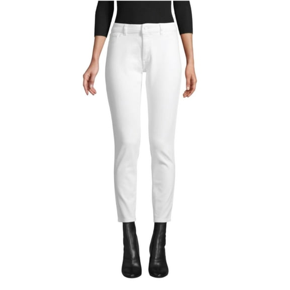 DL1961 Women's Emma Low Rise Skinny Instasculpt Jeans, Porcelain, 28