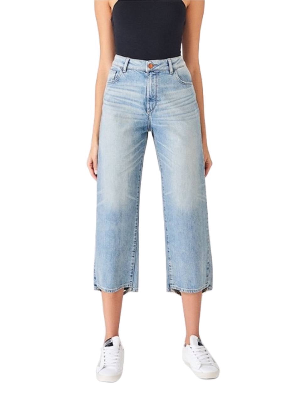 DL1961 Women's Chrissy Instasculpt High Rise Skinny Cropped Jean - Super Stretch Denim - View #5