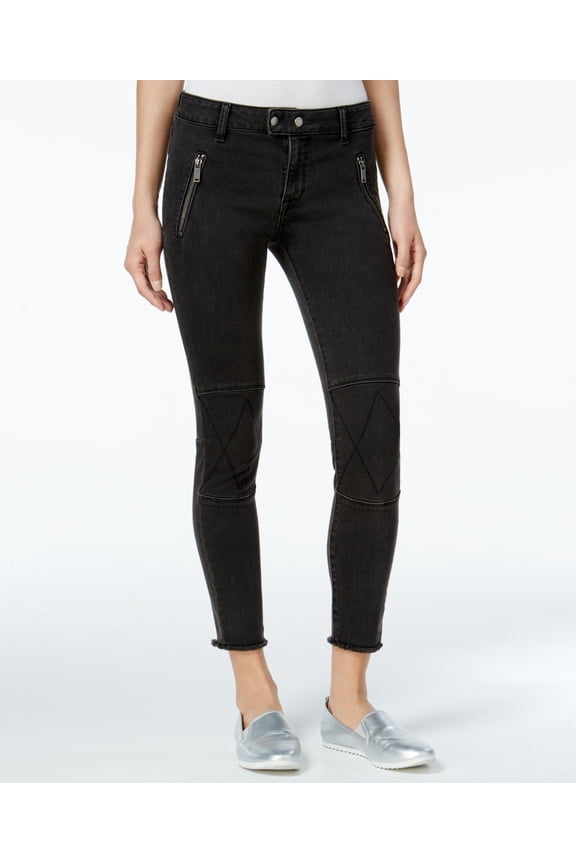 Women's Jessica Alba No. 4 Instasculpt Cropped Moto Jeans, Mirage, 27