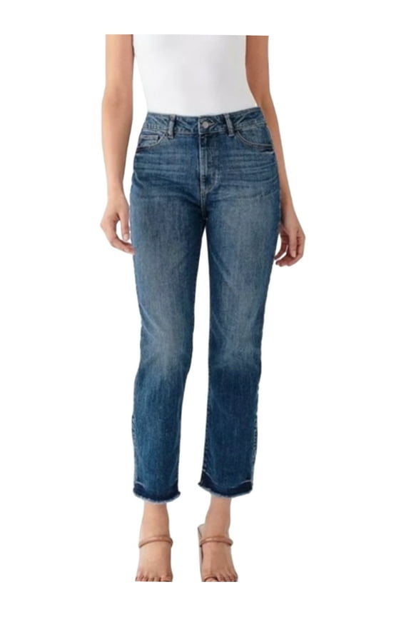 Women's Mara Ankle High Rise Instasculpt Straight Jeans, Alva, 31