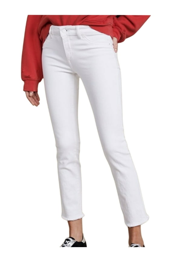 Women's Mara Ankle Mid Rise Instasculpt Straight Jeans, Oakley, 29