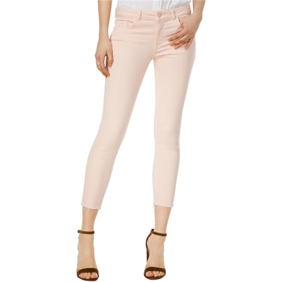 DL1961 Womens Florence Cropped Jeans, Pink, 25 Short