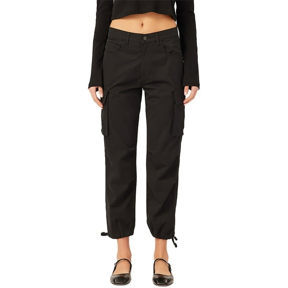 DL1961 Womens Gwen Solid Cotton Cargo Pants