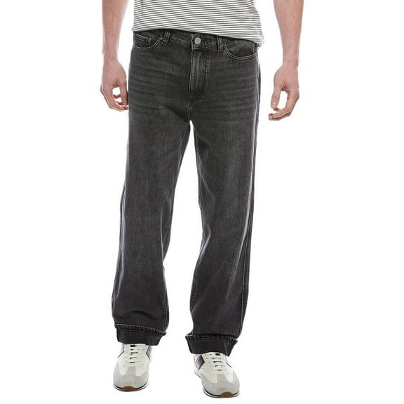 DL1961 mens  Noah Nightshade Cuffed Straight Jean, 35, Gray