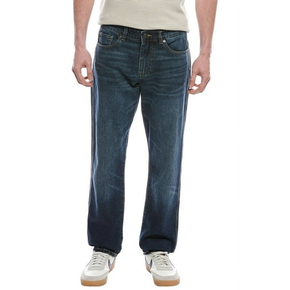 DL1961 mens Russel Kensington Slim Straight Jean, 34, Blue