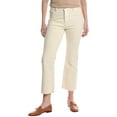thumbnail image 1 of DL1961 womens  Bridget Cropped Corduroy Bootcut Pant, 29, White, 1 of 3