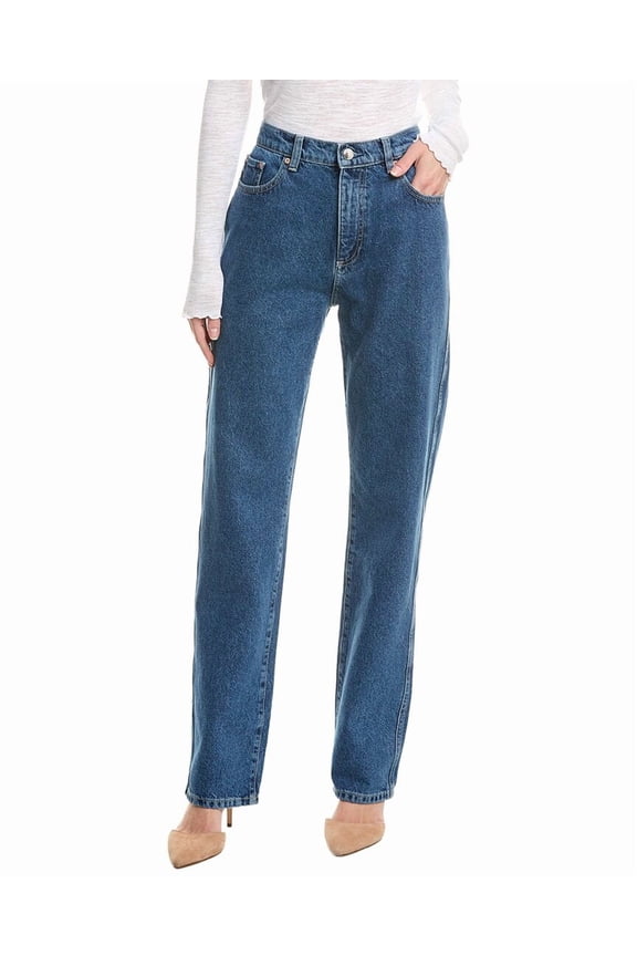 womens Demie North Beach Straight Jean, 32, Blue