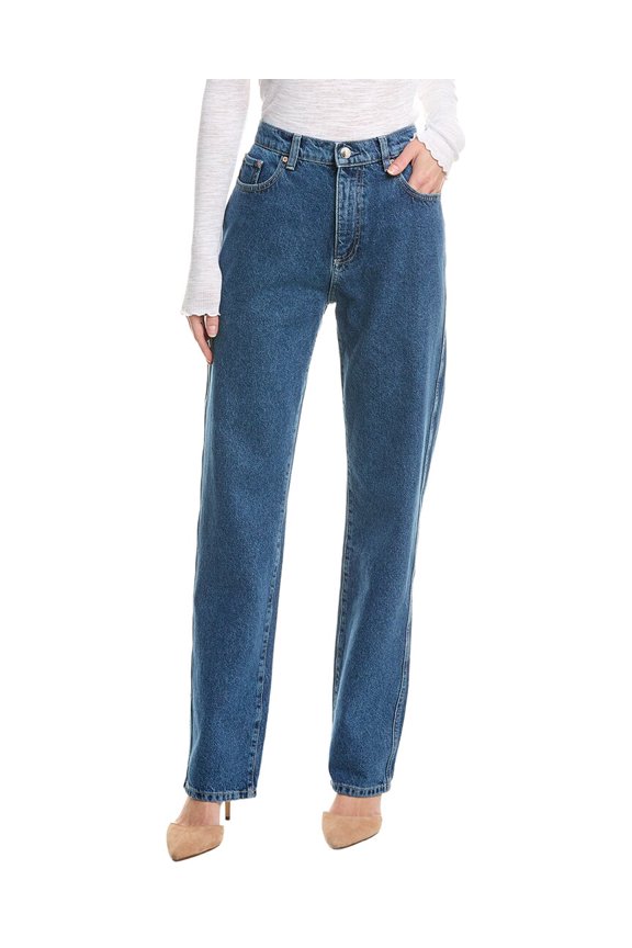 womens Demie North Beach Straight Jean, 32, Blue