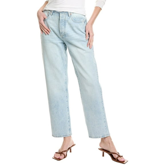 DL1961 womens  Demie Positano Straight Jean, 28, Blue