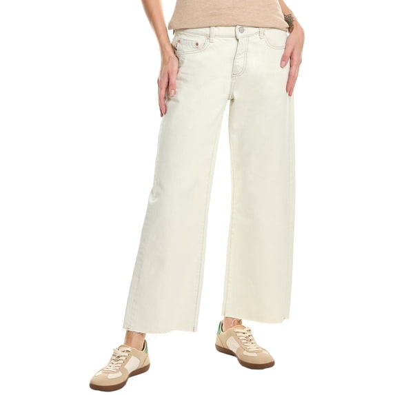 DL1961 womens Drue Vapor Straight Jean, 26, White