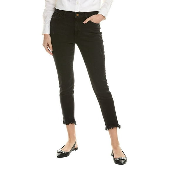 DL1961 womens  Farrow Montgomery High-Rise Cropped Skinny Jean, 24, Black
