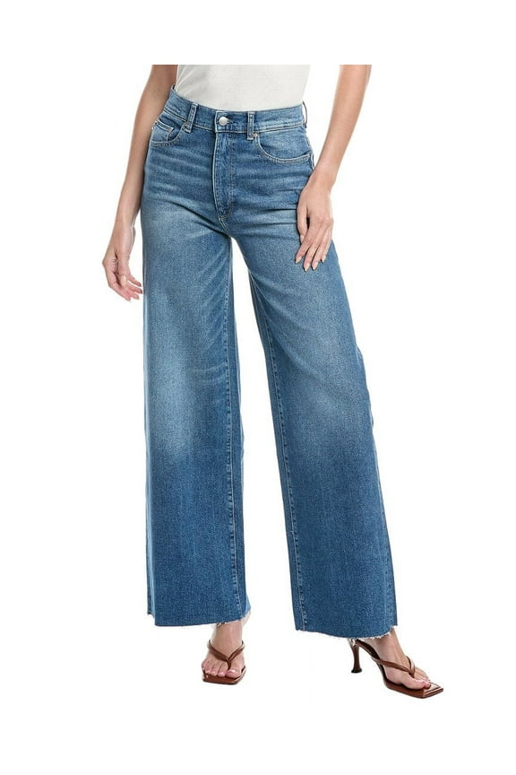 womens Hepburn Driggs Wide Leg Jean, 23, Blue