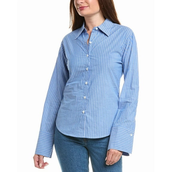 DL1961 womens  Lisette Button Shirt, xs, Blue