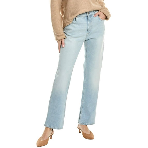 DL1961 womens  Patti High-Rise East Bay Vintage Straight Jean, 24, Blue