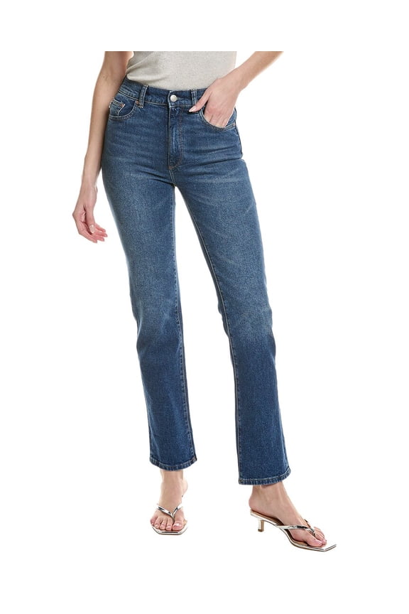 womens Patti High-Rise Opal Beach Cuffed Jean, 32, Blue