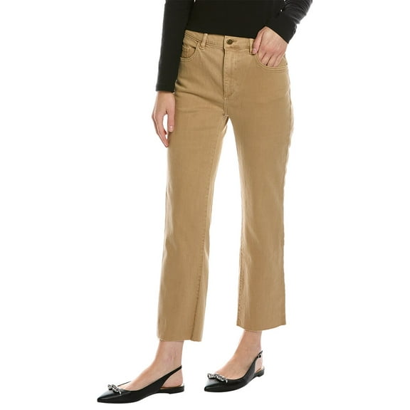 DL1961 womens  Patti Khaki Straight Jean, 23, Beige