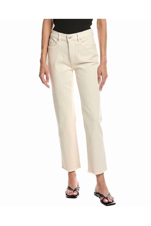 womens Patti Straight Jean, 32, White