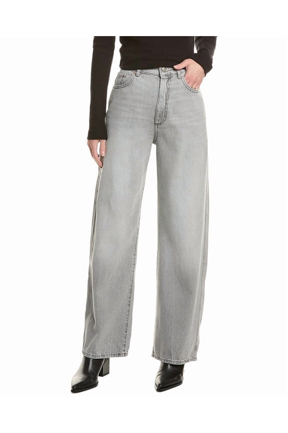womens Taylor Light Smoke Barrel Jean, 26, Gray