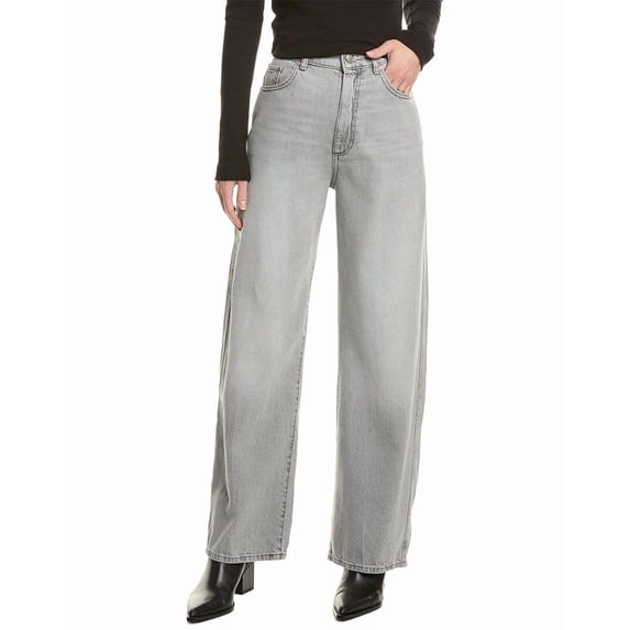 DL1961 womens Taylor Light Smoke Barrel Jean, 27, Gray