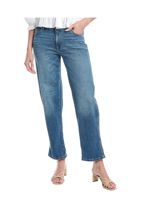 womens Thea Wythe Cuffed Relaxed Jean, 29, Blue