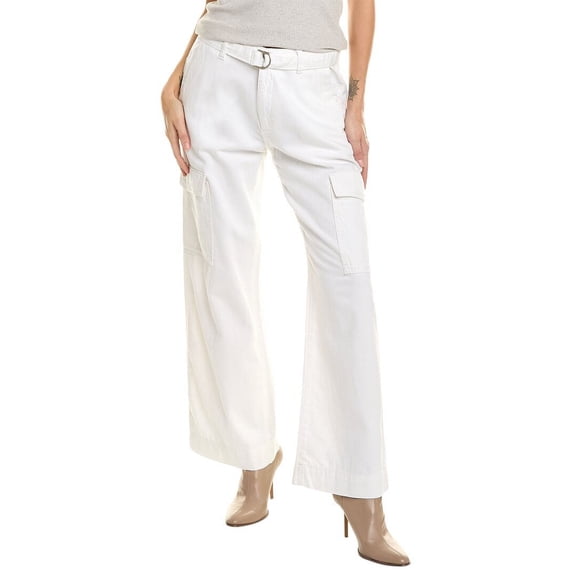 DL1961 womens Zoie Linen-Blend Jean, 27, White