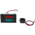 DL852042 Dual Display AC 80V300V 0100A AC Voltmeter Ammeter Voltage Meter