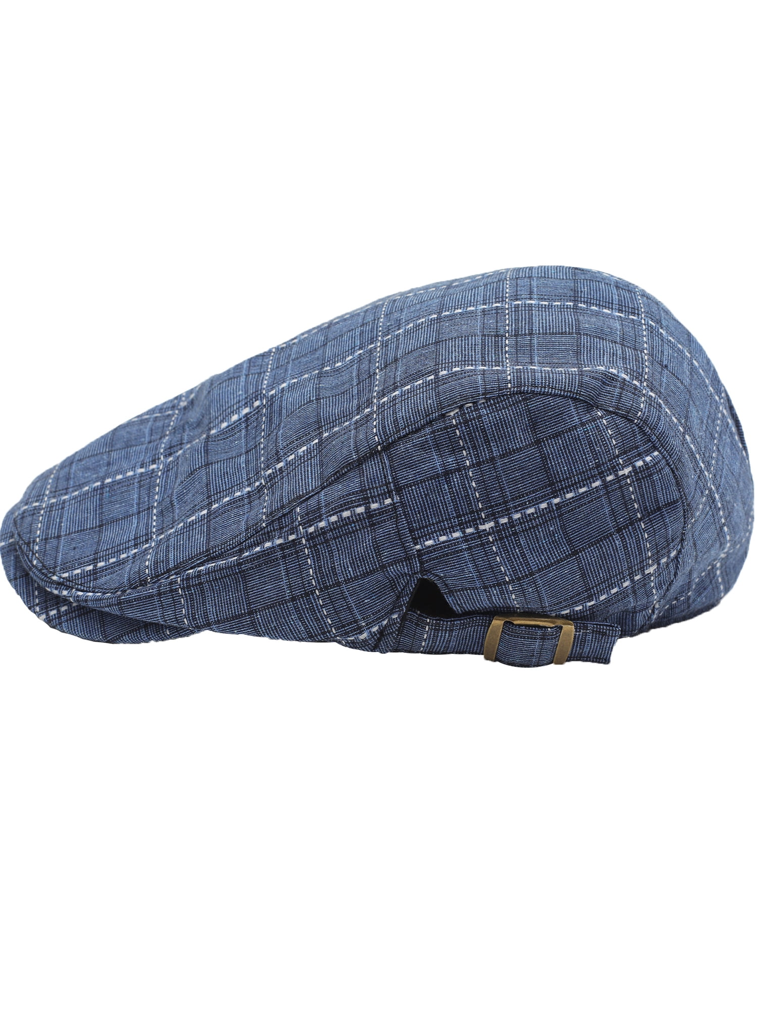 DLAPL Men's Cotton Flat Cap Summer Newsboy Beret Ivy Gatsby Cabbie